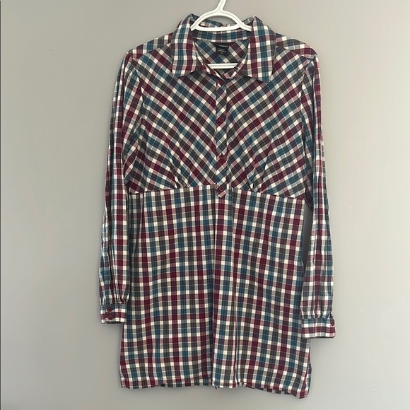 Plaid Long Sleeve Shirt Canyon River Blues - Picture 1 of 10